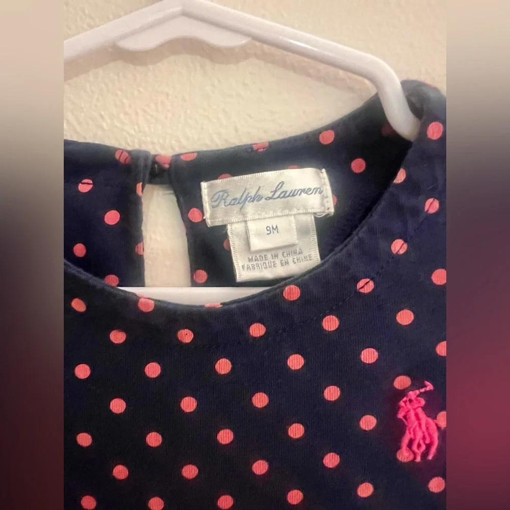 Ralph Lauren Dress 9 Months LIKE NEW CONDITION